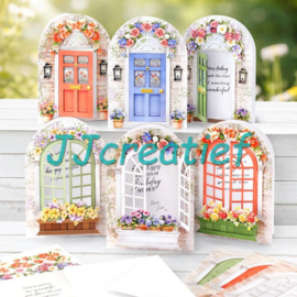 Arched Floral Windows and doors