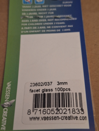55 facet kraal Rose