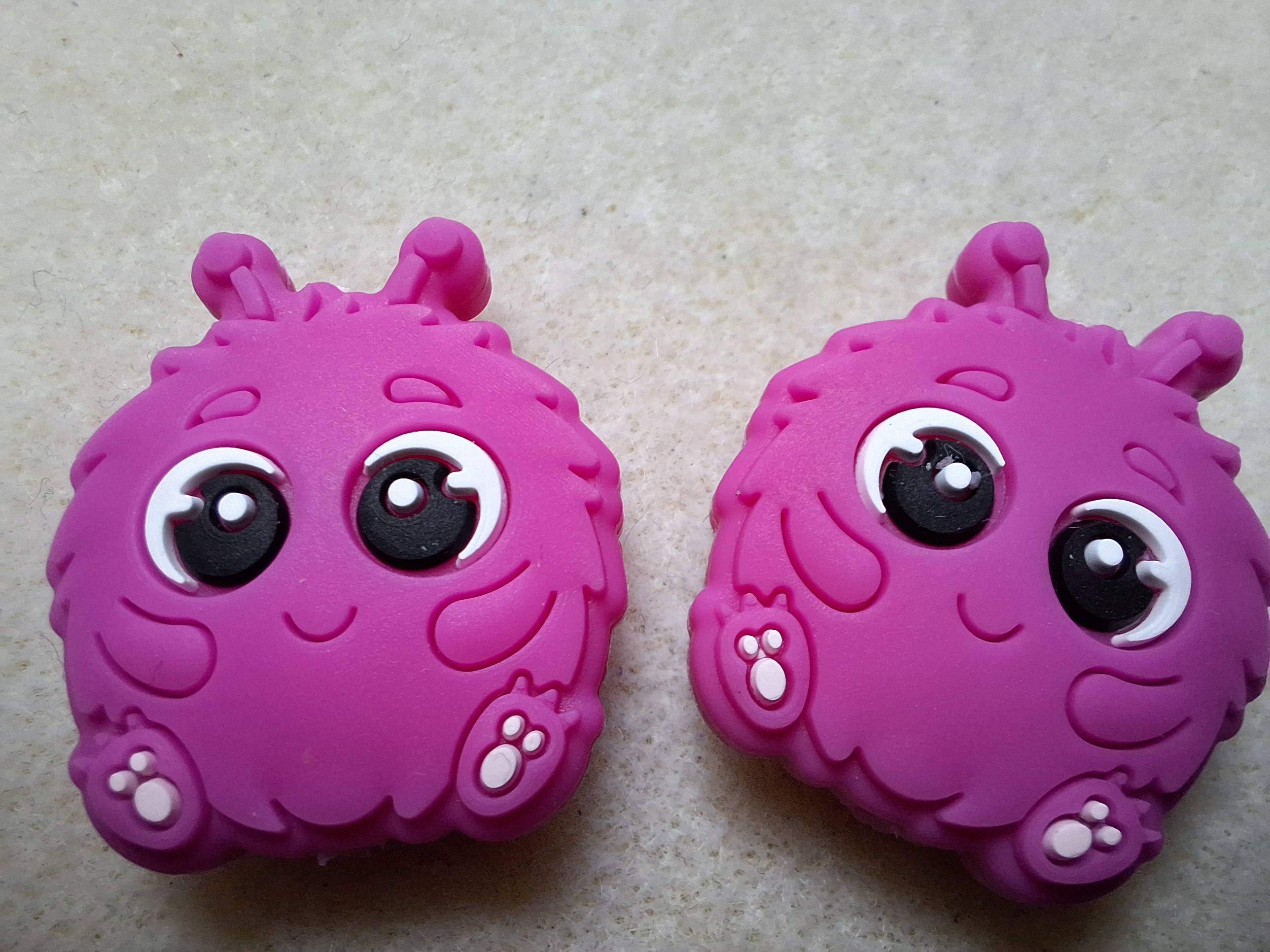 Pluizig monster roze