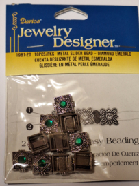 9 Slider Vierkant Emerald