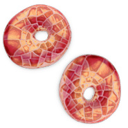 151 donut  rood wit