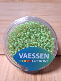 3 silver lined groen