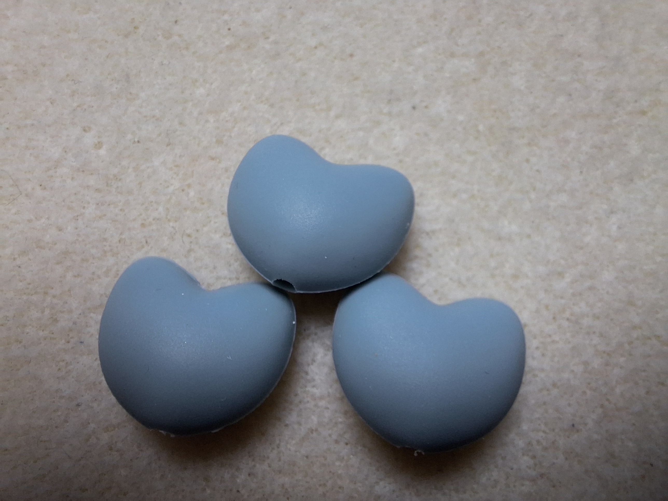 Hartje grijs blauw