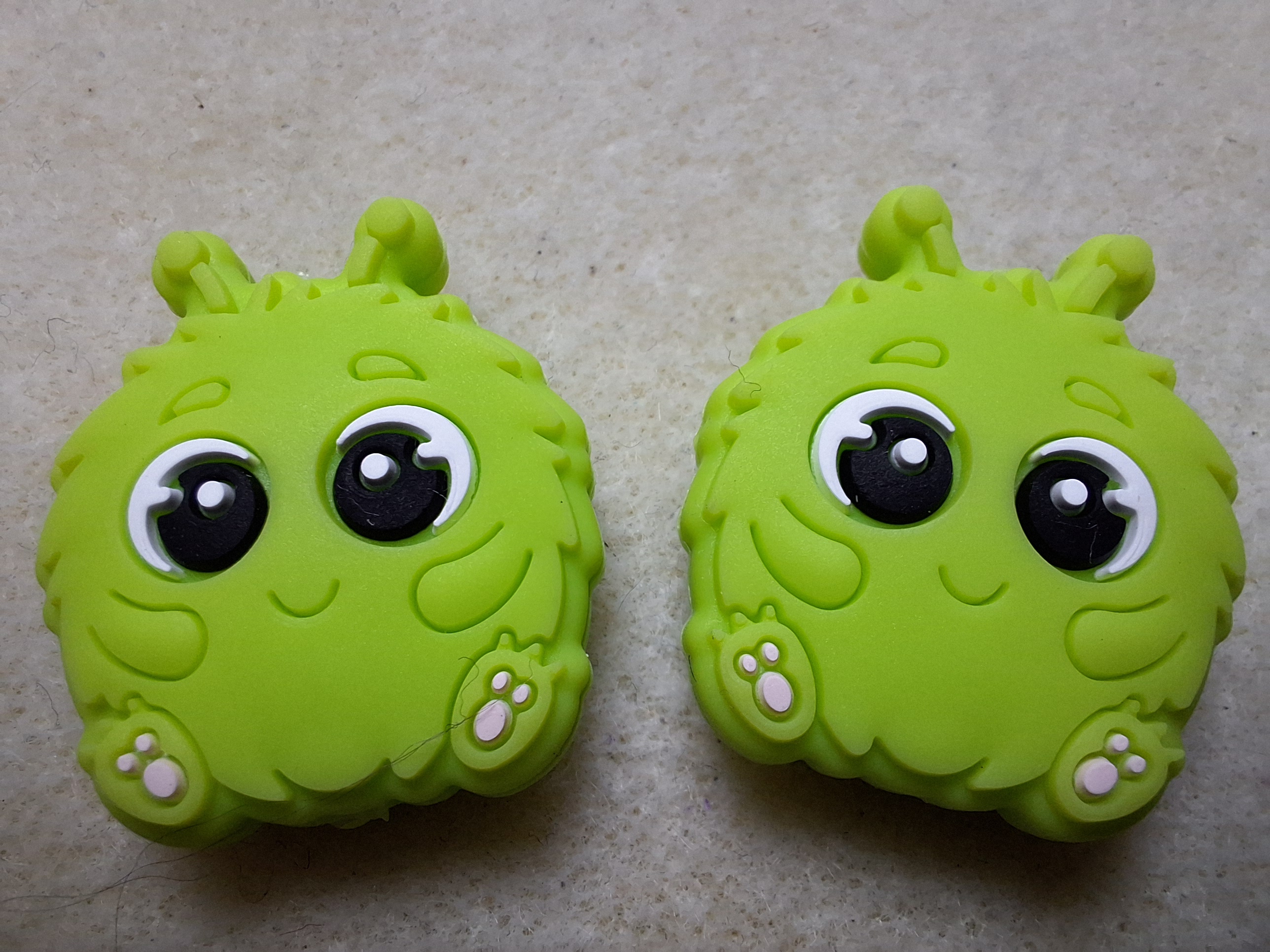 Pluizig monster groen
