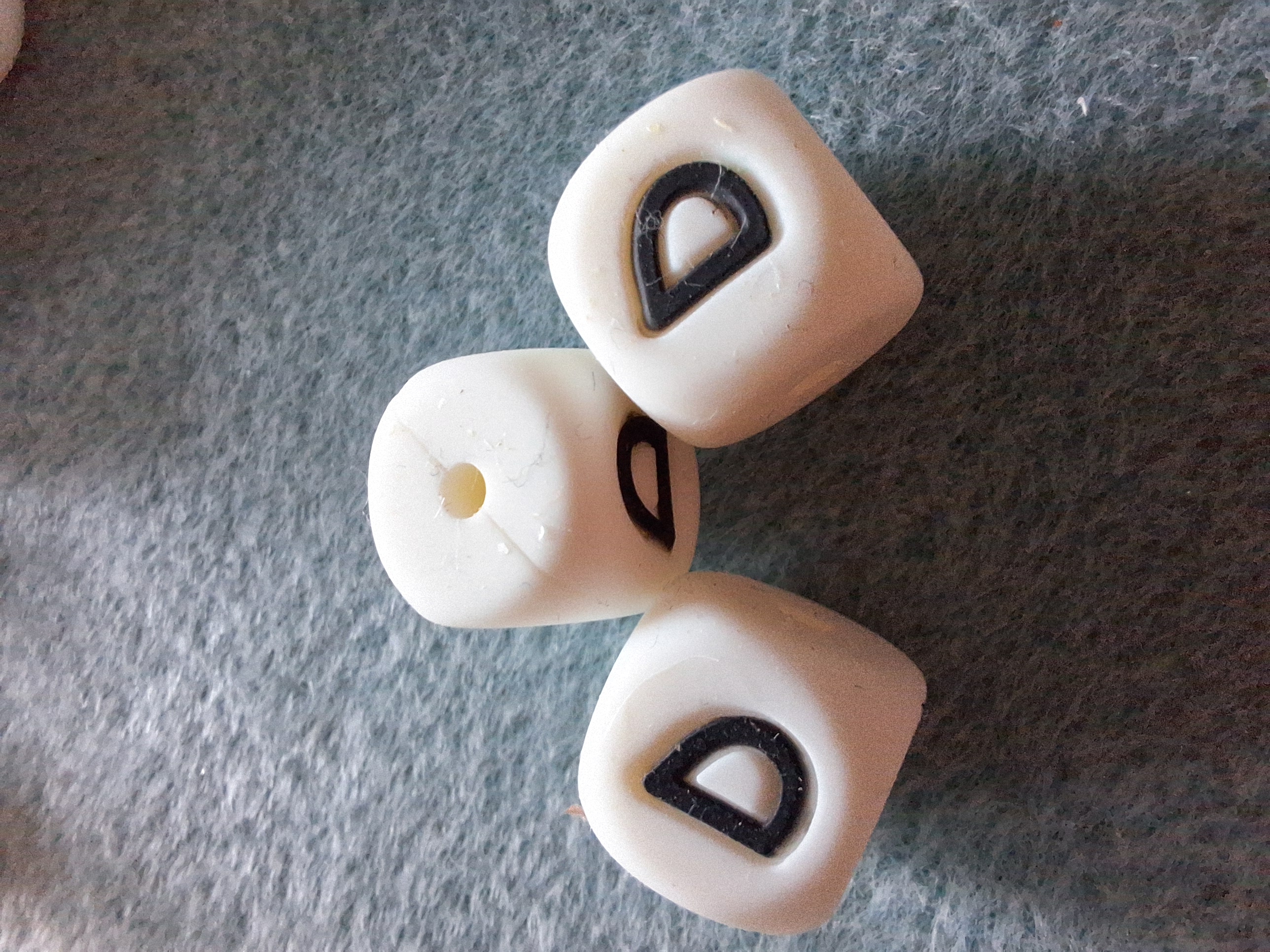De letter D