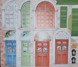 Arched Floral Window & Doors