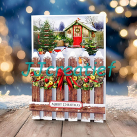 Christmas Garden picket Fence