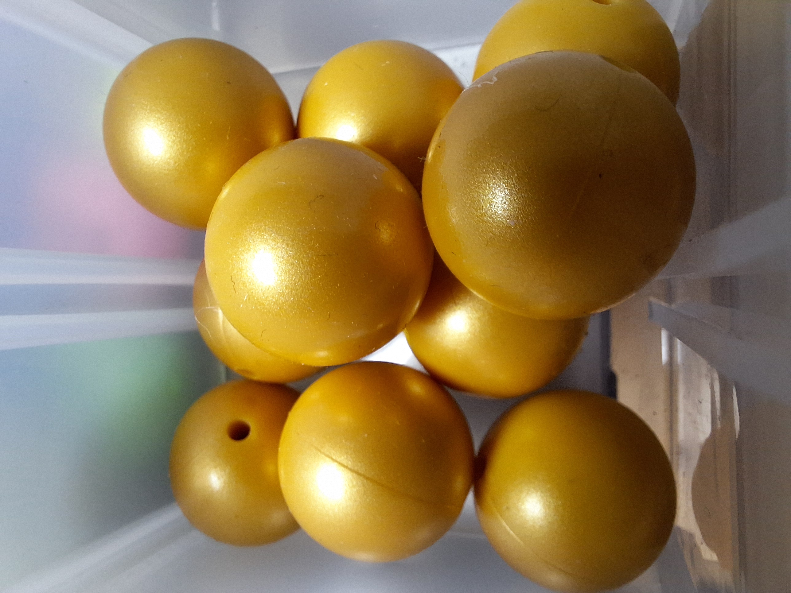 Rond Goud geel