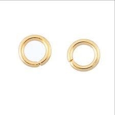Ringetjes rond goud 10x1.5 mm