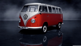 VW T1 busje rood