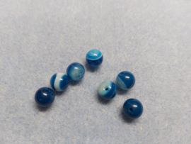 Agaat blauw 6 mm