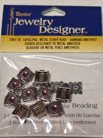 18 Slider Vierkant Amethyst