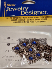 7  Slider Flower Sapphire