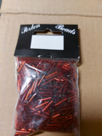 Staafjes rood. 12 mm