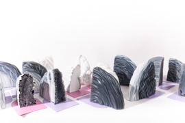 Rainbow Bookend  - Transparent Lilac - no. 2