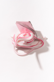 White with Pink stripes no. 02  / 2024