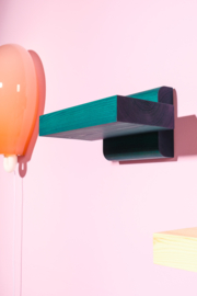 chubby wall shelf - Emerald small
