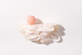 White with light Pink stripes no. 01 / 2024