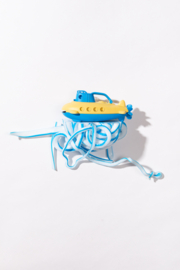 White with Blue stripes no. 19 / 2024