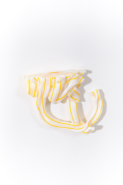 White with Yellow stripes | no.114 / 2021