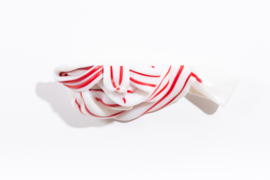 White with Red stripes no.17 / 2022