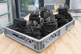 Black Spaghetti - Candle Holder - Regular