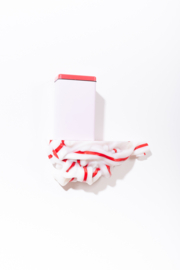 White with red stripes right swirl no. 88 / 2022