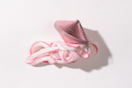 White with Pink stripes no. 03  / 2024