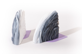 Rainbow Bookend  - Transparent Lilac - no. 8