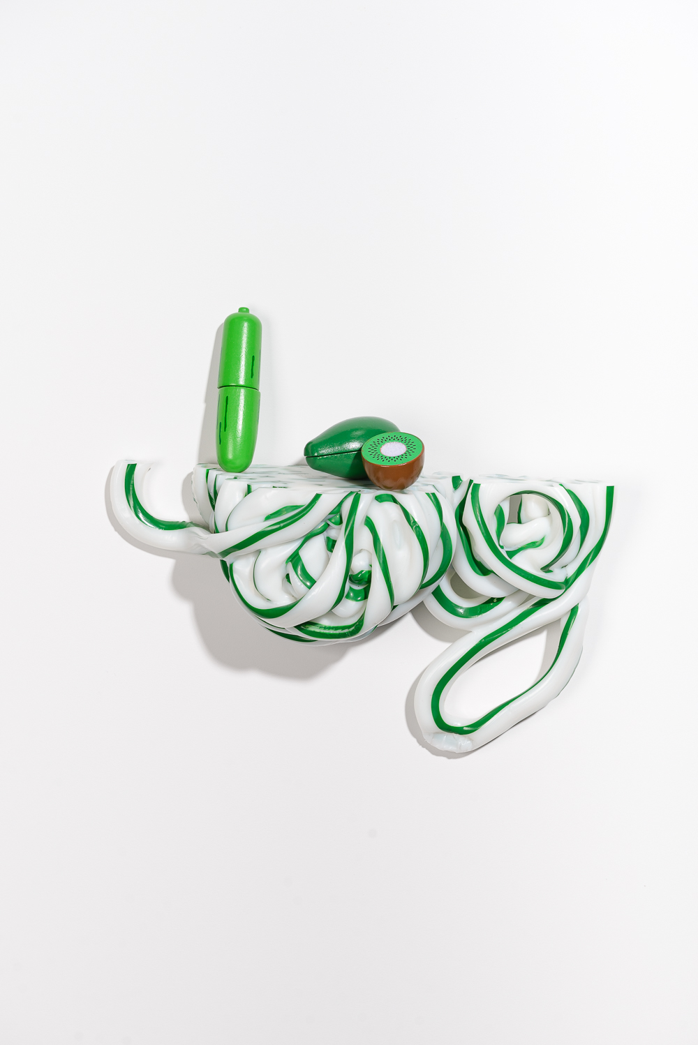 White & Green stripes no. 08 / 2025