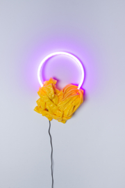 BEND wall light - Yellow heart no. 29