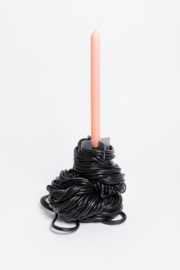 Black Spaghetti - Candle Holder Large