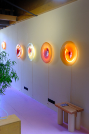 Sunset Orange  • Opal Candy Pink • Ruby Red