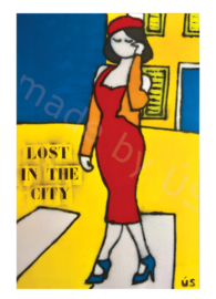 Lost in the City - 120 x 80 cm