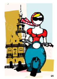 ÚS stadsje Bolsward (scooter)