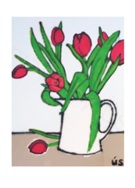 Pink Tulips - 80 x 60 cm