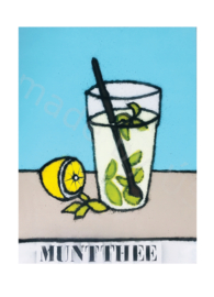 Muntthee - 80 x 60 cm