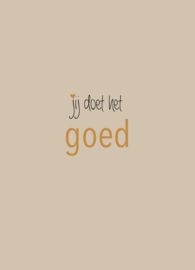 Postkaart jij doet het goed