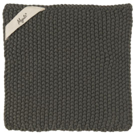 Pannenlap Mynte dondergrijs
