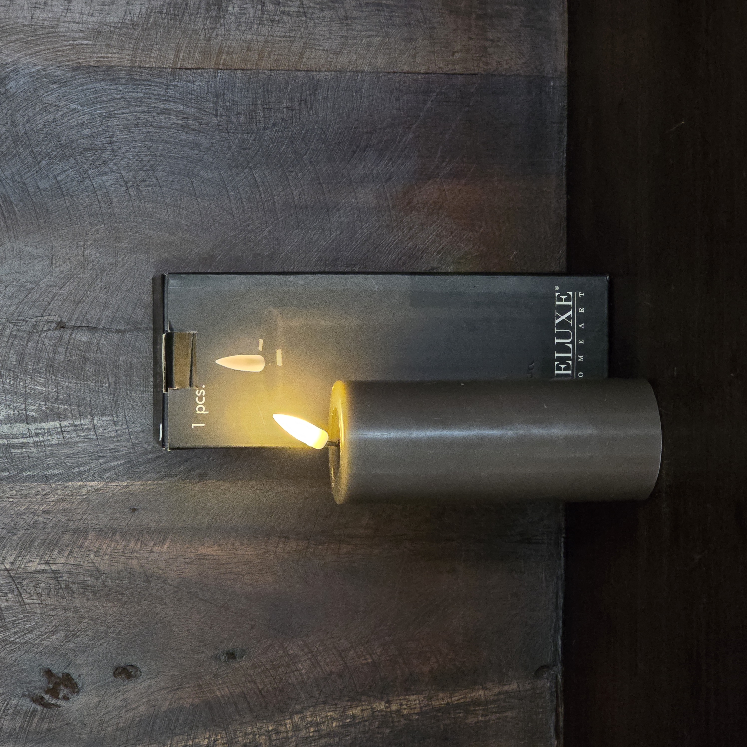 LED STOMPKAARS Ø 5 x 12,5CM MOKKA