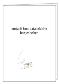 Postkaart omdat ik hoop dat