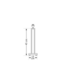 Diable tafellamp donker messing
