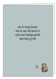 Postkaart als ik mag kiezen