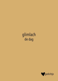Postkaart glimlach de dag