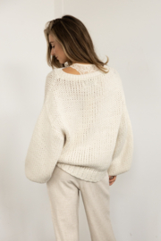 Dappermaentje chunky knitted sweater