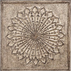 Casa brown carved wallpanel antique look S