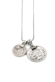 Duo coin ketting