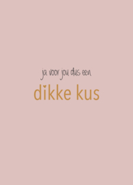 Postkaart dikke kus