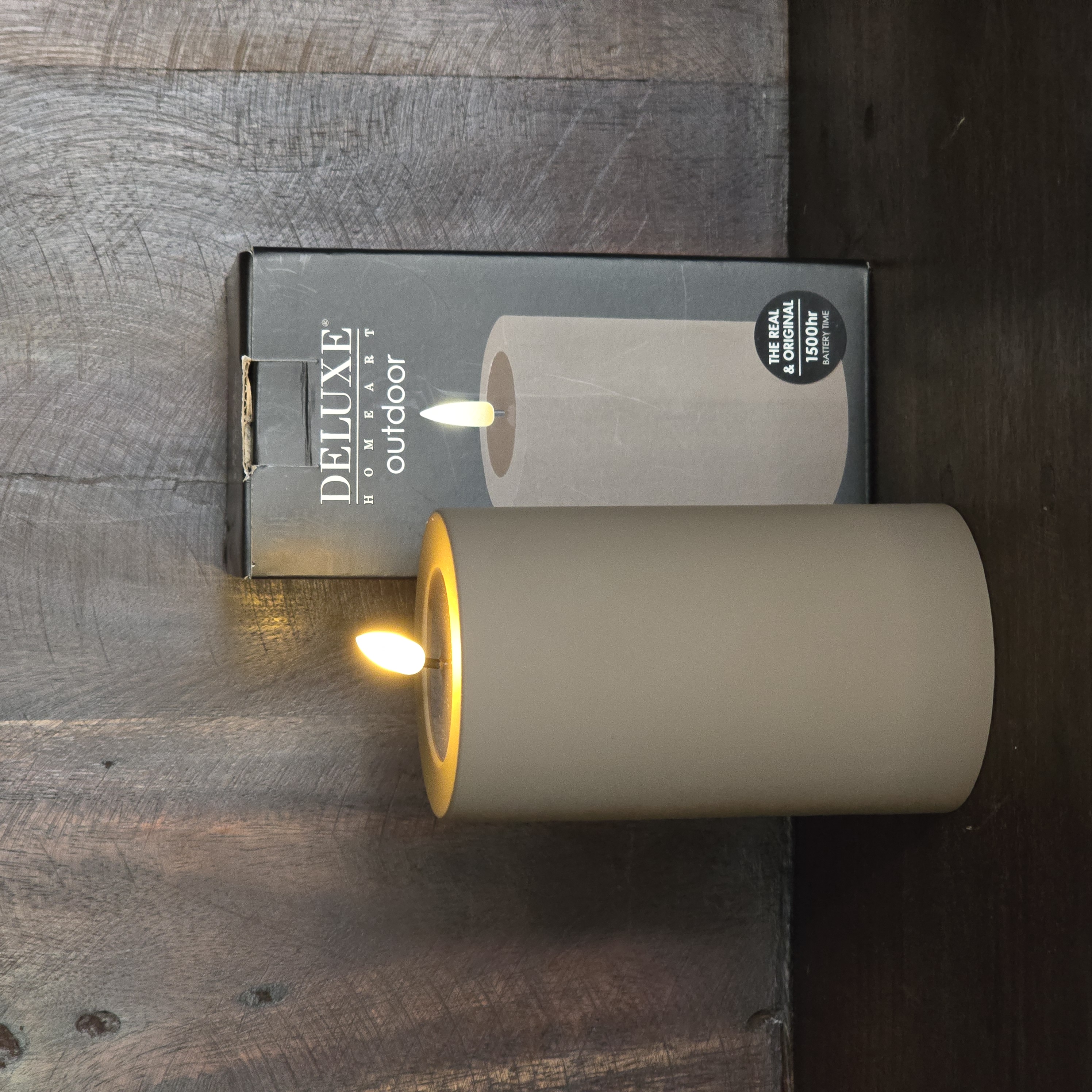 OUTDOOR LED STOMPKAARS MOKKA Ø7,5 x 12,5cm