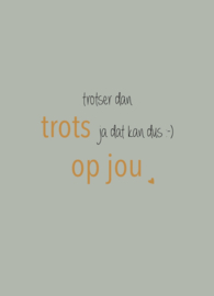 Postkaart trotser dan trots